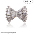 00020 China wholesale jewelry cheap Rhodium plated magnetic brooch for wedding in bulk